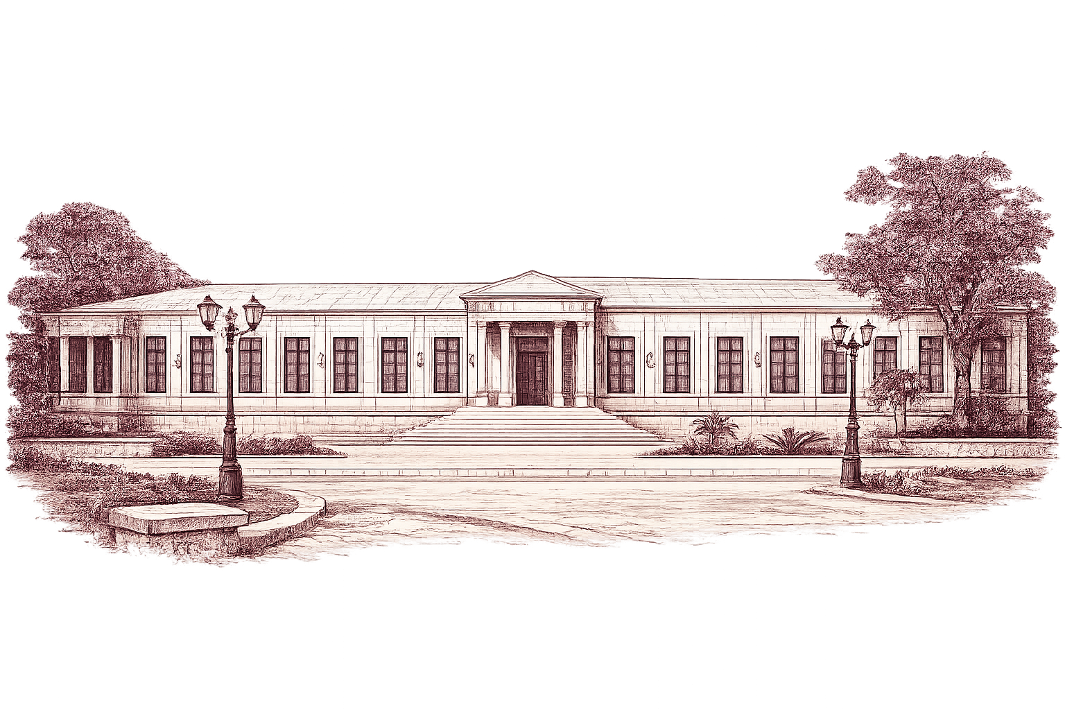 Illustration of the Muhammad Ali Palace in Shubra